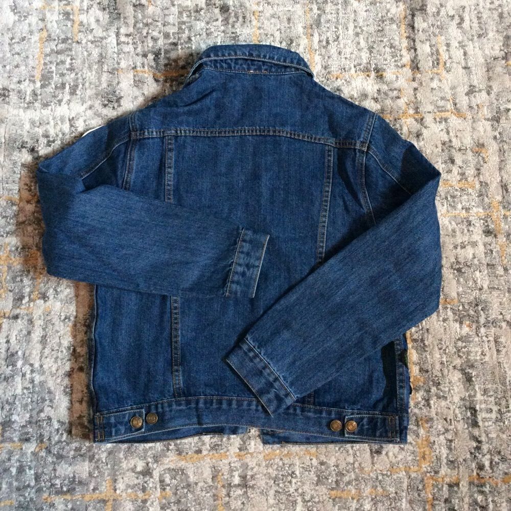 Anthropologie PATCHWORK DENIM JACKET! SIZE S - Picture 5 of 8